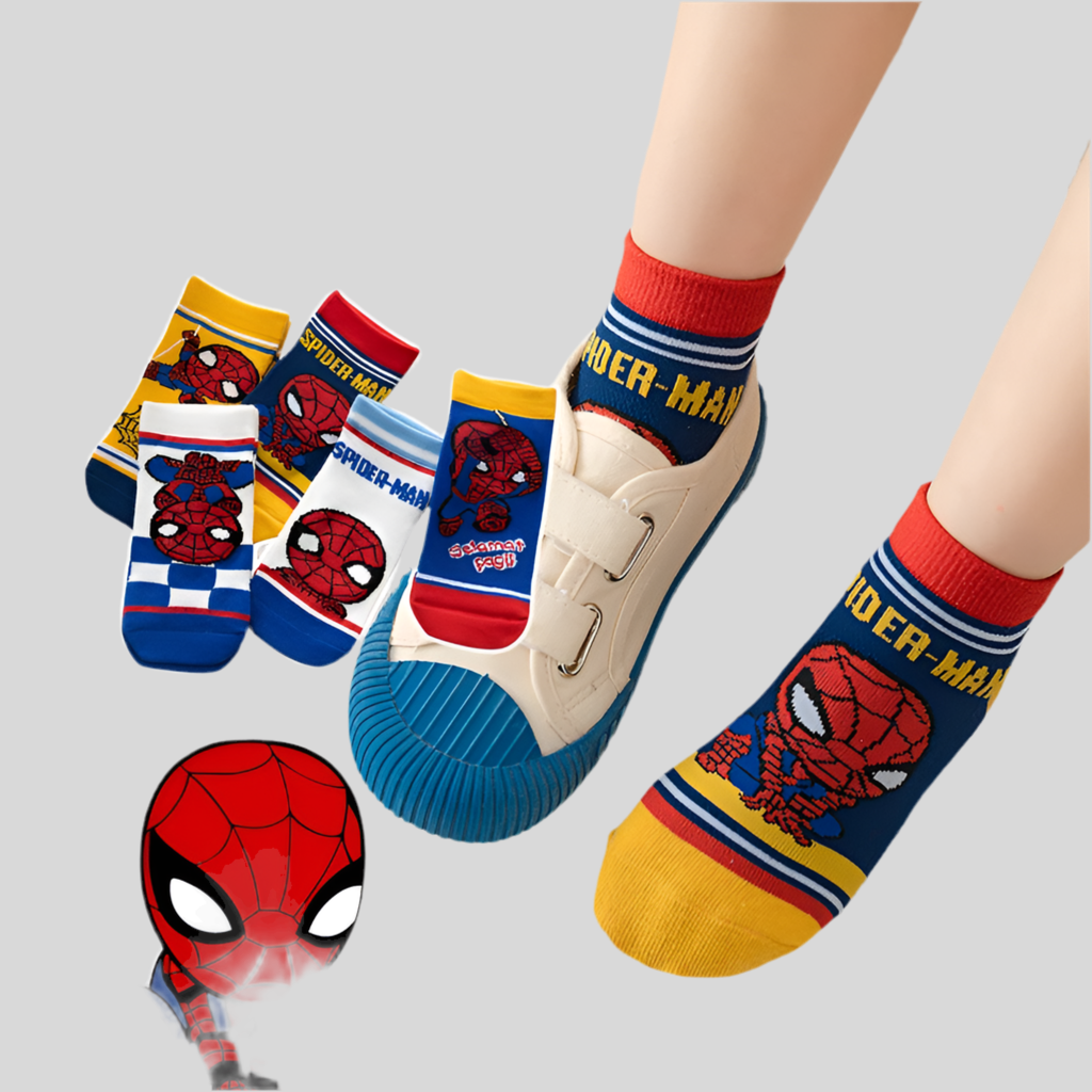 Sockit Calzini Bambini Personaggi Marvel 5 Paia