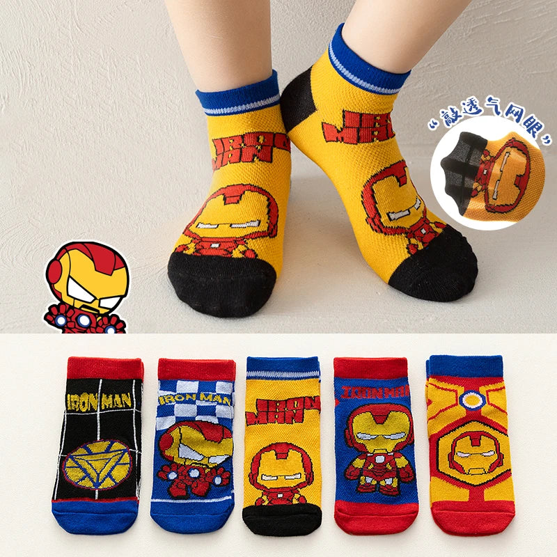 Sockit Calzini Bambini Personaggi Marvel 5 Paia