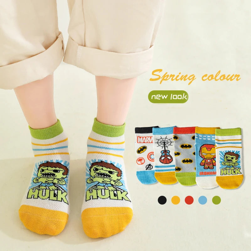 Sockit Calzini Bambini Personaggi Marvel 5 Paia