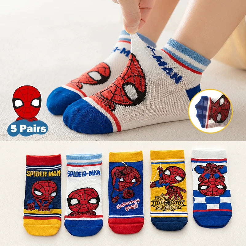 Sockit Calzini Bambini Personaggi Marvel 5 Paia