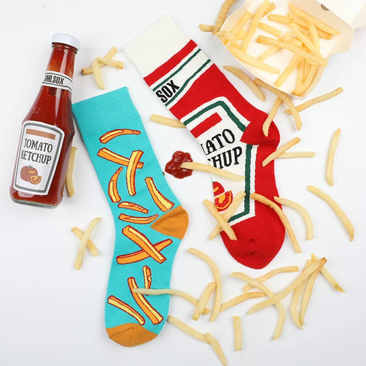 Sockit Calzini Ketchup Patatine