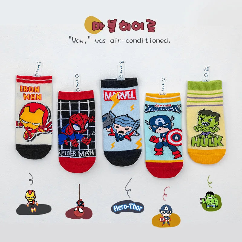 Sockit Kids Socks Marvel Characters 5 Pairs